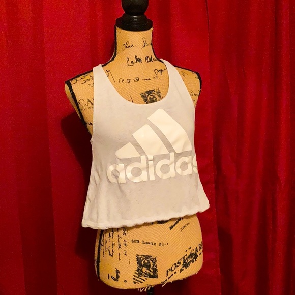 adidas Tops - Adidas Cropped Athletic Tank